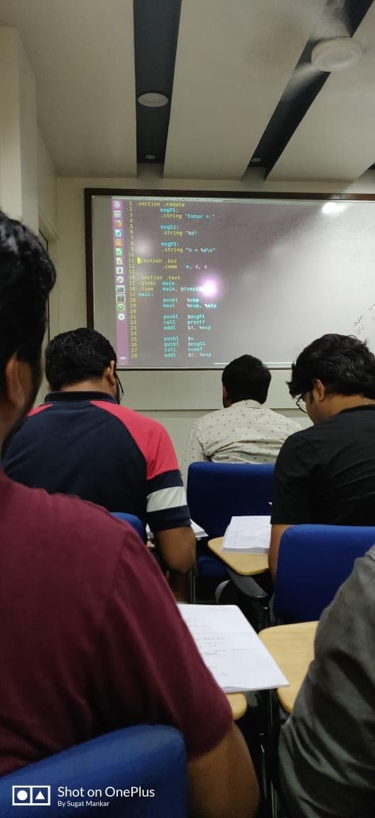 Assembly Language Live Coding